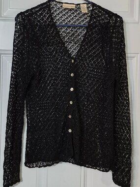 Beautiful open knit Cardigan. Large.